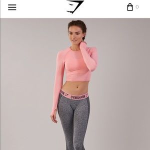 Gymshark Vital Seamless Long Sleeve Crop Top